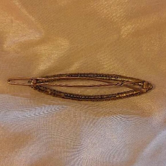 Multicolored Rhinestone Barrette - Picture 2 of 2